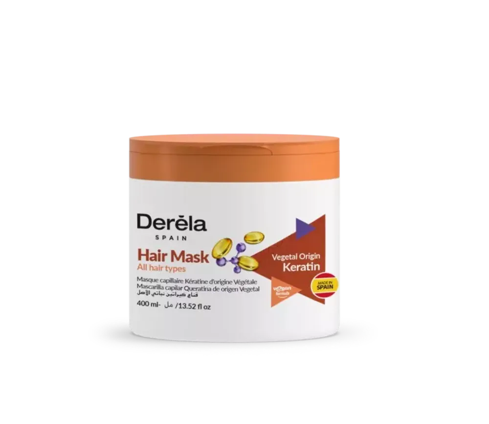 DERELLA  Маска для волос 400мл KERATIN/КЕРАТИН*12