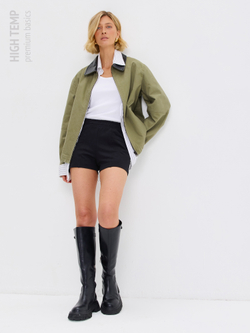 Экстра короткие шорты из футера