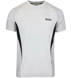Мужская теннисная футболка BOSS MatchМяч TOC Slim-Fit - white