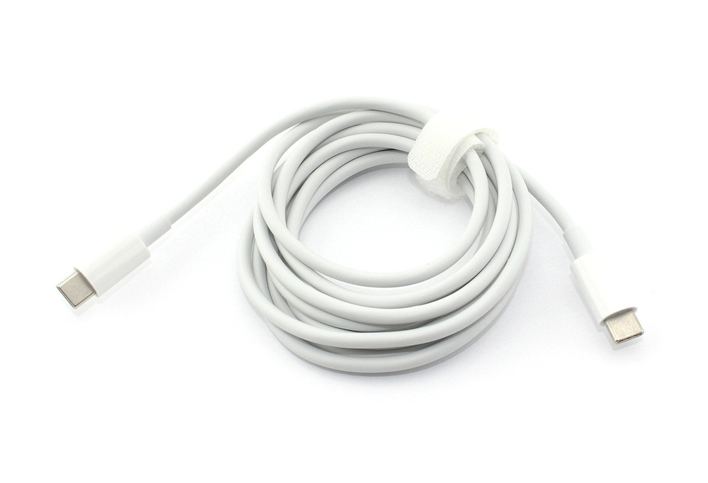 Кабель для зарядки Type C - Type C 2m. 100W белый OEM