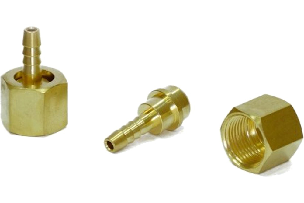 Соединитель TIG гайка 3/8G (штуцер d6) 14326