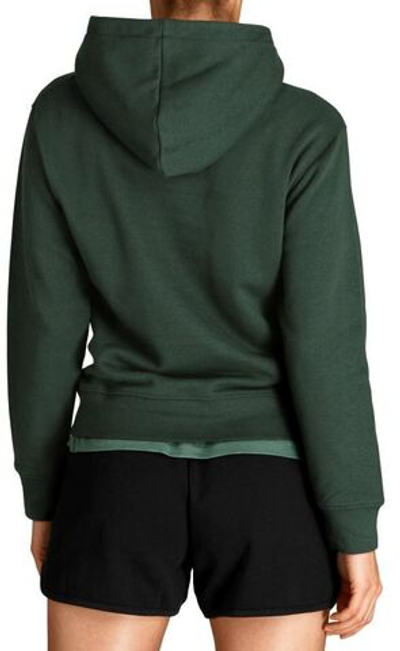 Женская Кофта теннисная Björn Borg Hood W BB Logo - duck green
