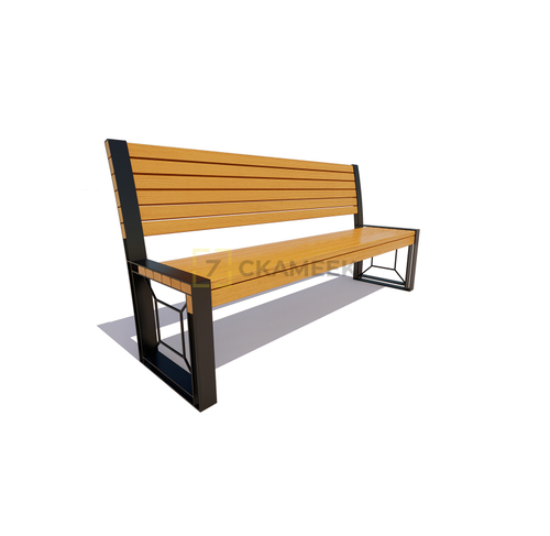 Скамейка парковая «Бавария» (1,5 м лиственница)