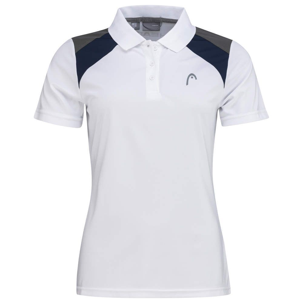 Женское поло Head Club 22 Tech Polo Shirt W - белый