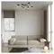 8362/8C COMFI LN 000 черный, металл/акрил Светильник потолочный GX53 LED 8*7W 220V BERTY
