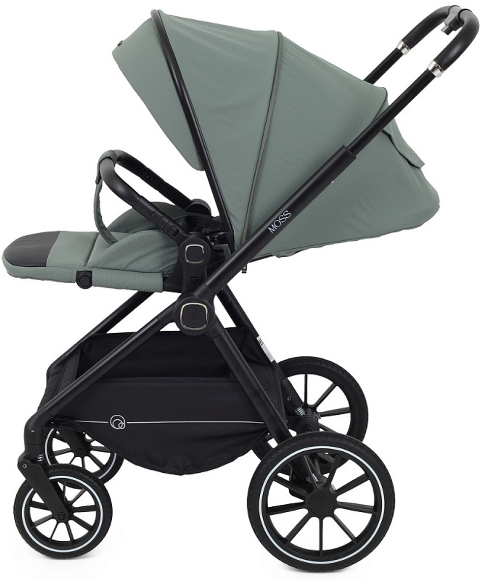 Детская коляска Rant Moss 3 в 1 с автокреслом Rant Cruise Black Green