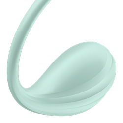 Виброяйцо Satisfyer Smooth Petal, мятный