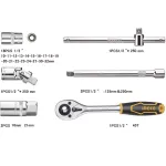 Набор торцевых головок с трещоткой 1/2" INGCO HKTS12251 INDUSTRIA