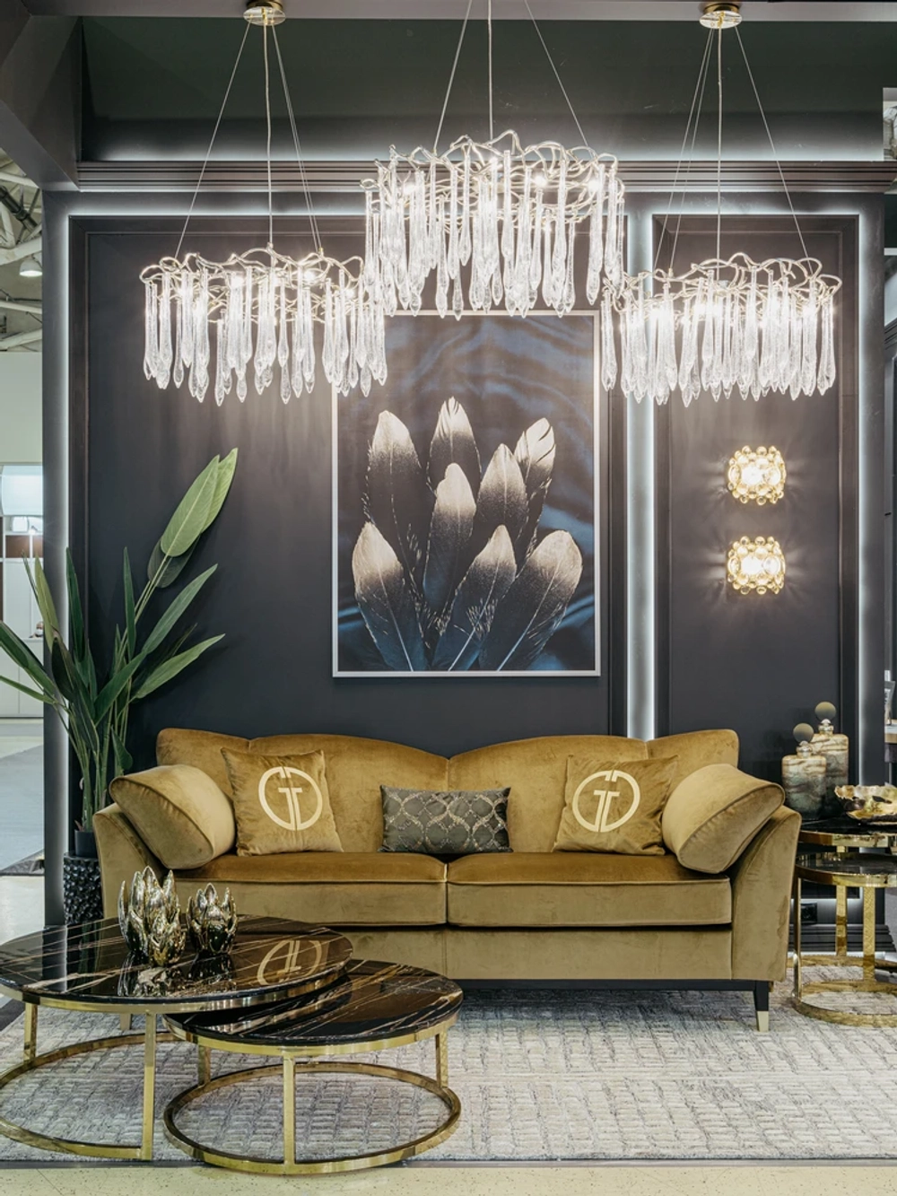 Комплект журнальных столов (2шт) Garda Decor 101 ЧЕРНАЯ 57EL-CT101А-BL