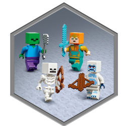 LEGO Minecraft - Ледяной замок 21186 / артикул   21186  / GTIN 5702017156644