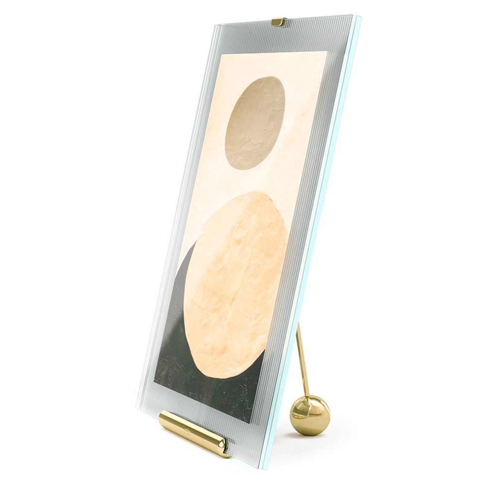 Фоторамка Flute, 26х30 см, латунь