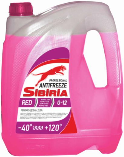 Антифриз SIBIRIA G12+ red -40 5кг