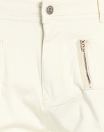 Шорты карго муж. AERONAUTICA 200 молочный красная лента на кармане