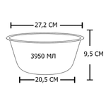 Миска "efox" для питомцев из нержавеющей стали, форма чаша