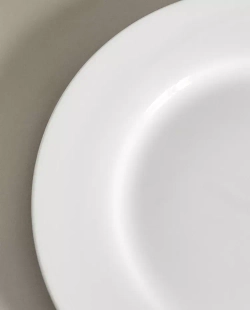 ZARA HOME ДЕСЕРТНАЯ ТАРЕЛКА, БЕЛЫЙ