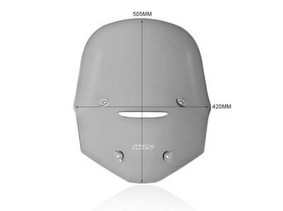 WRS Ветровое стекло Touring Triumph Tiger 1200 затемненное