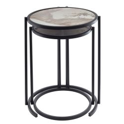 GAEM Набор из 2-х столов декоративных, L38,5/45 W37/43,5 H48/54 см