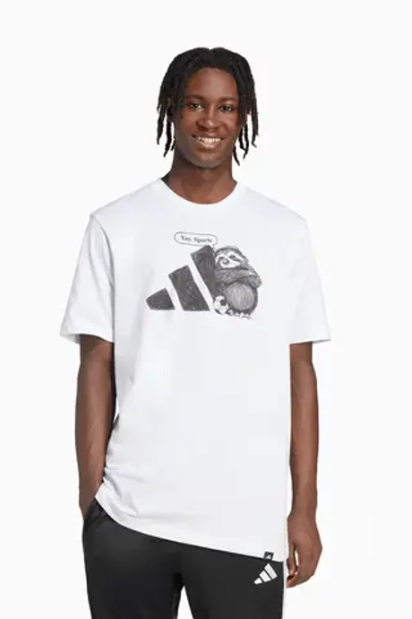Футболка adidas Yay Sports Graphic - белый