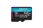 Карта памяти Kingston MicroSDXC Class 10 Canvas Go Plus UHS-I U3 V30 A2 (170/70 Mb/s), 512GB