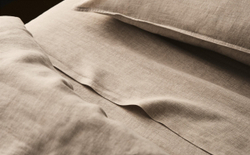 Простыня Zara Home хлопок, лён 100%, однотонный, 6150/089 · арт. 6150/089