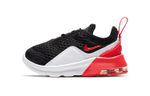 Baby Nike Air Max Motion 2 low-cut running shoes black and white red