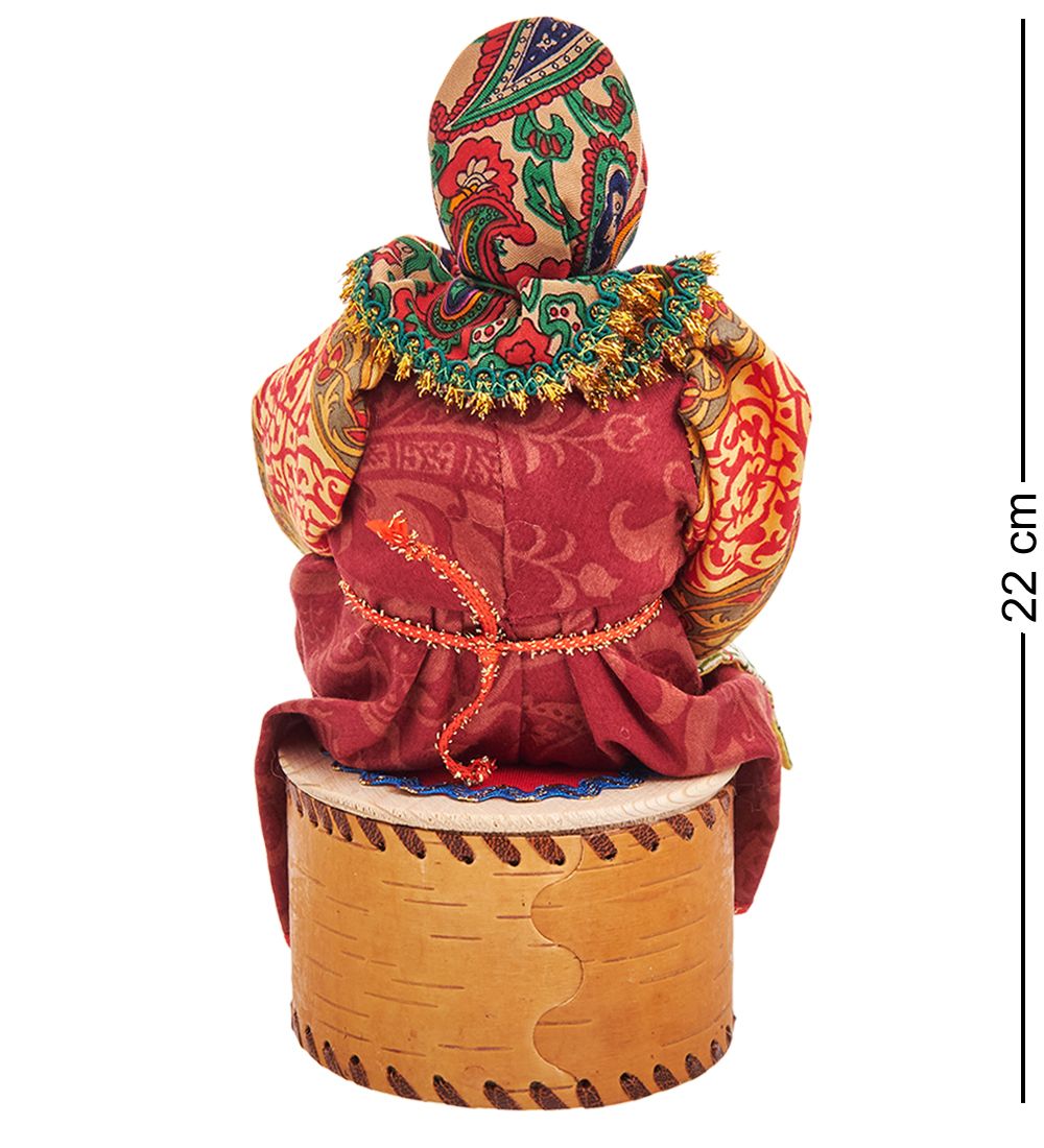 Народные промыслы RK-869 Кукла-шкатулка «Бабушка с тыквой»