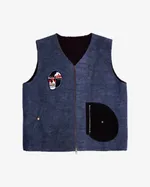 Жилет Canvas Alpaca with chain stitch