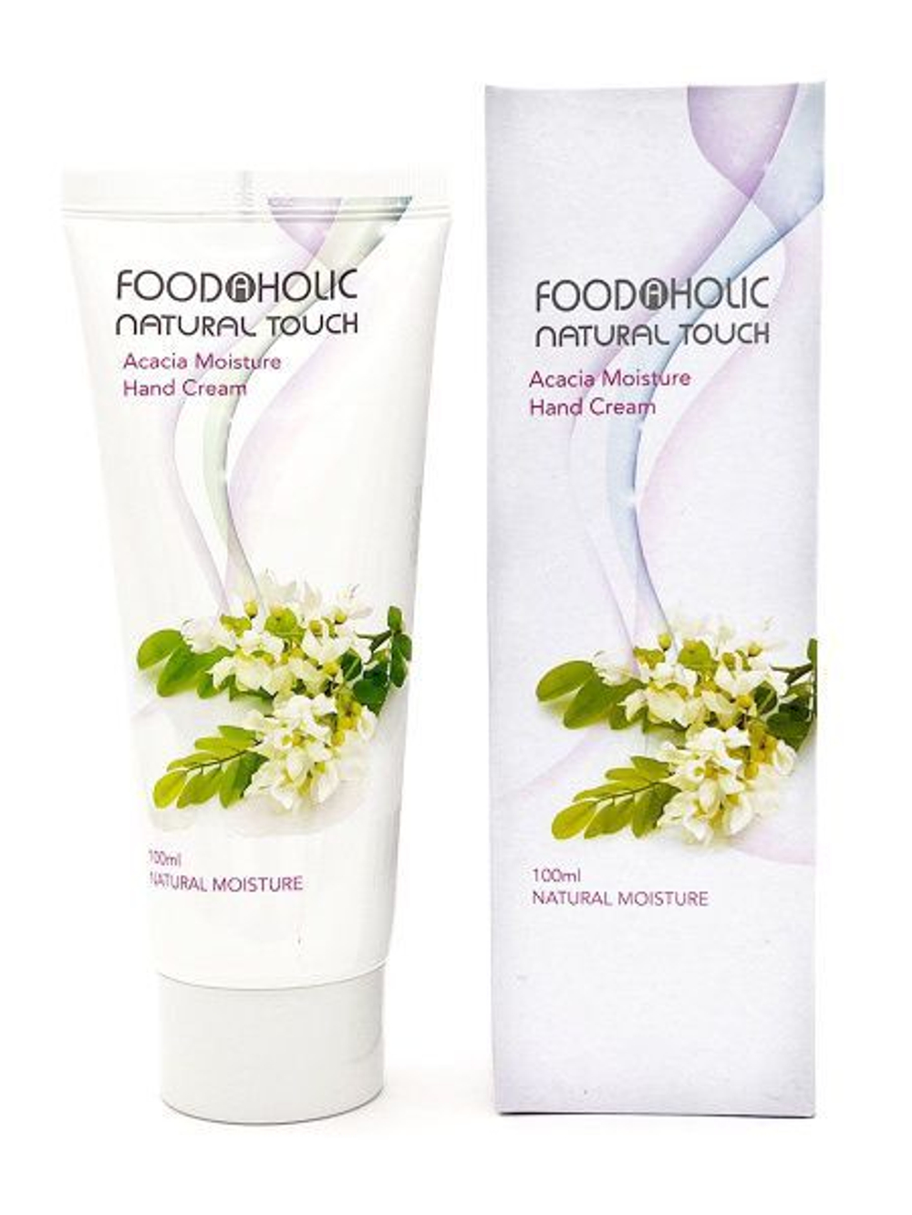 FOODAHOLIC Увлажняющий  крем для рук с экстрактом акации 100мл NATURAL TOUCH ACACIA MOISTURE HAND CREAM