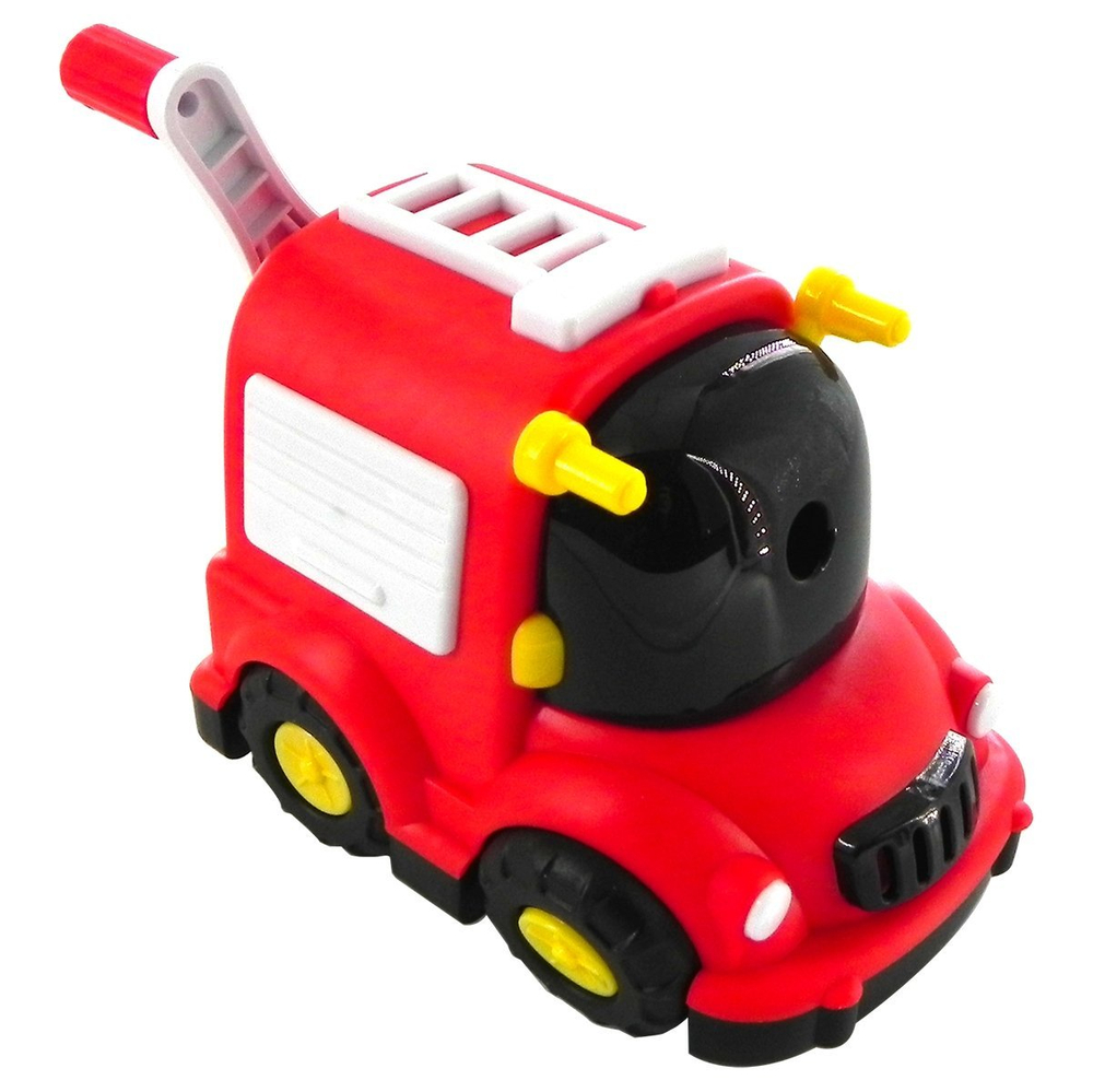 Точилка механическая Alingar, "Автомобиль 911", 1 отверстие, пластик.корпус, цвет ассорти, инд. упаковка, 135*75*90 мм