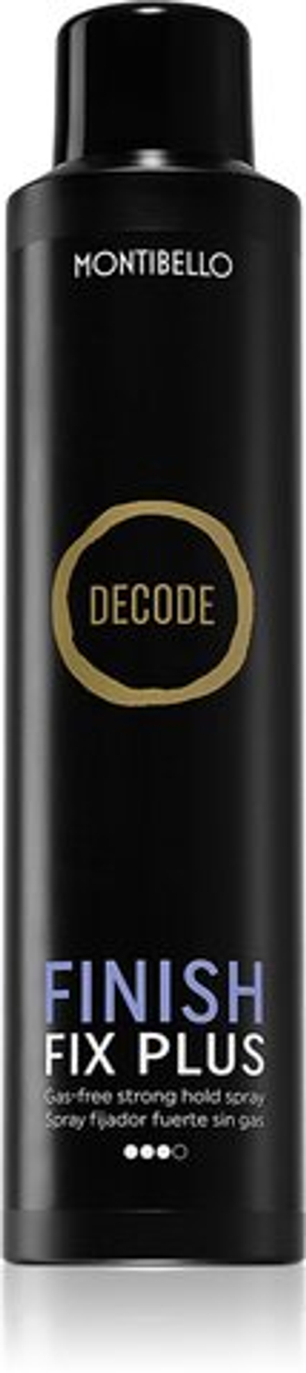 Montibello Decode Finish Fix Plus Spray - лак для волос с сильной фиксацией /   250  ml  / GTIN 8429525415076