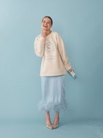 СВИТШОТ UNIVERSITY PASTEL BEIGE