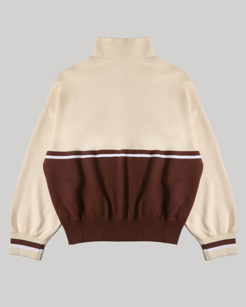 Джемпер на молнии "Cream Line"