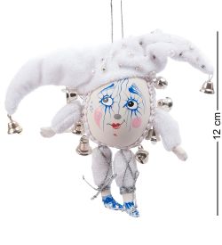 РусКукла RK-503/2 Яйцо-подвеска «Зима» фарфор