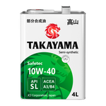 Масло Takayama 10W40 SL A3/B4 (4+1л) синтетика