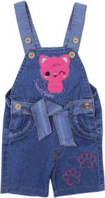 Полукомбинезон д/дев джинс р.74 ассорт (Bonito) OP773П