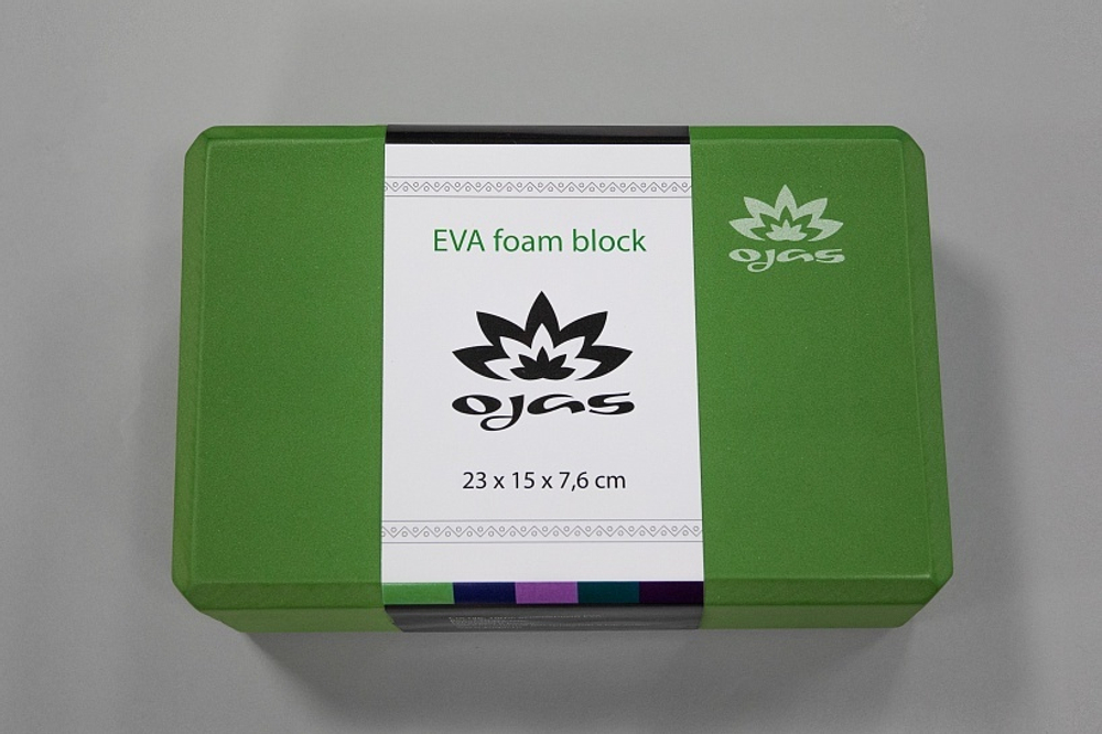 Опорный блок для йоги Ojas из EVA 23х15х7,6