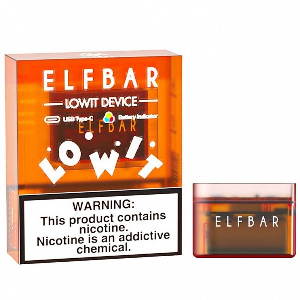 Elf Bar Lowit, 500 mAh, Желтый