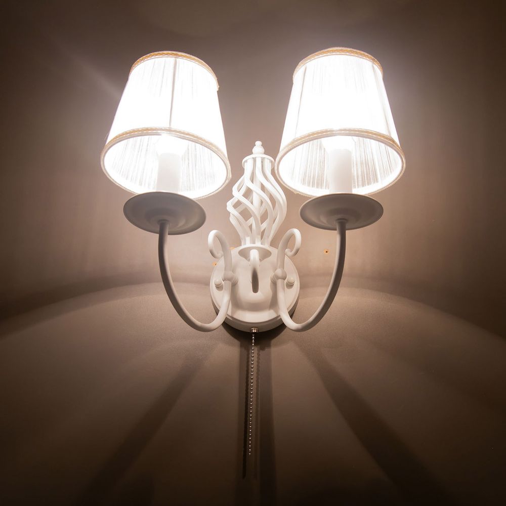 Citilux Ровена CL427320 Бра с абажурами с выключателем Белое