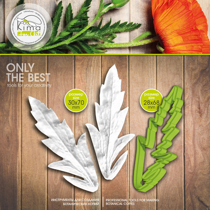 Мак восточный лист маленький