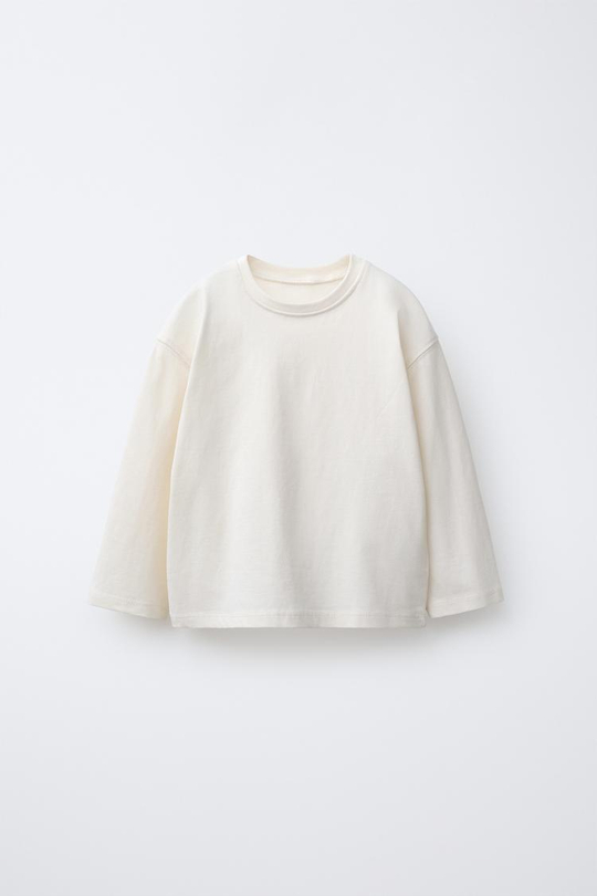 ZARA НАБОР ИЗ ТРЕХ ФУТБОЛОК С ПРИНТОМ, ШОКОЛАДНО-КОРИЧНЕВЫЙ