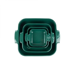 Квадратная форма для запекания 28см 2.7л Peugeot Green Forest