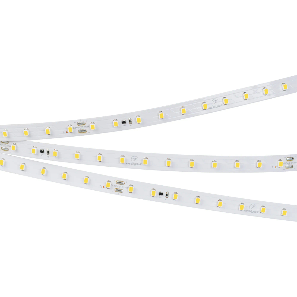 Светодиодная лента IC-A78-10mm 48V Warm2400 (4 W/m, IP20, 2835, 50m) (Arlight, стабилизированная) 040680