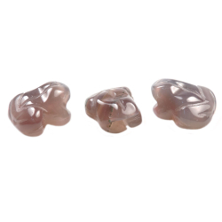 Лягушка "Малышка" халцедон(агат) асс.