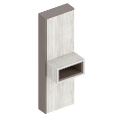 Тумба прикроватная навесная (ЛЕВАЯ), МС "Анита",