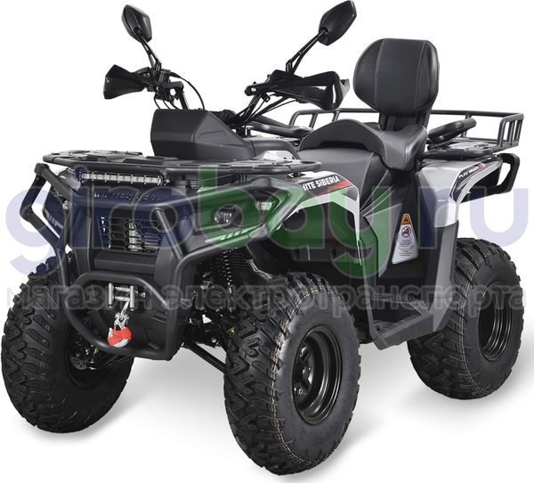 Бензиновый квадроцикл WHITE SIBERIA BARS 320 - Серый фото №1