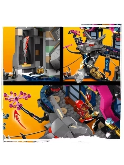 Конструктор Ниндзя Теневой додзе Маска Волка 1190 деталей