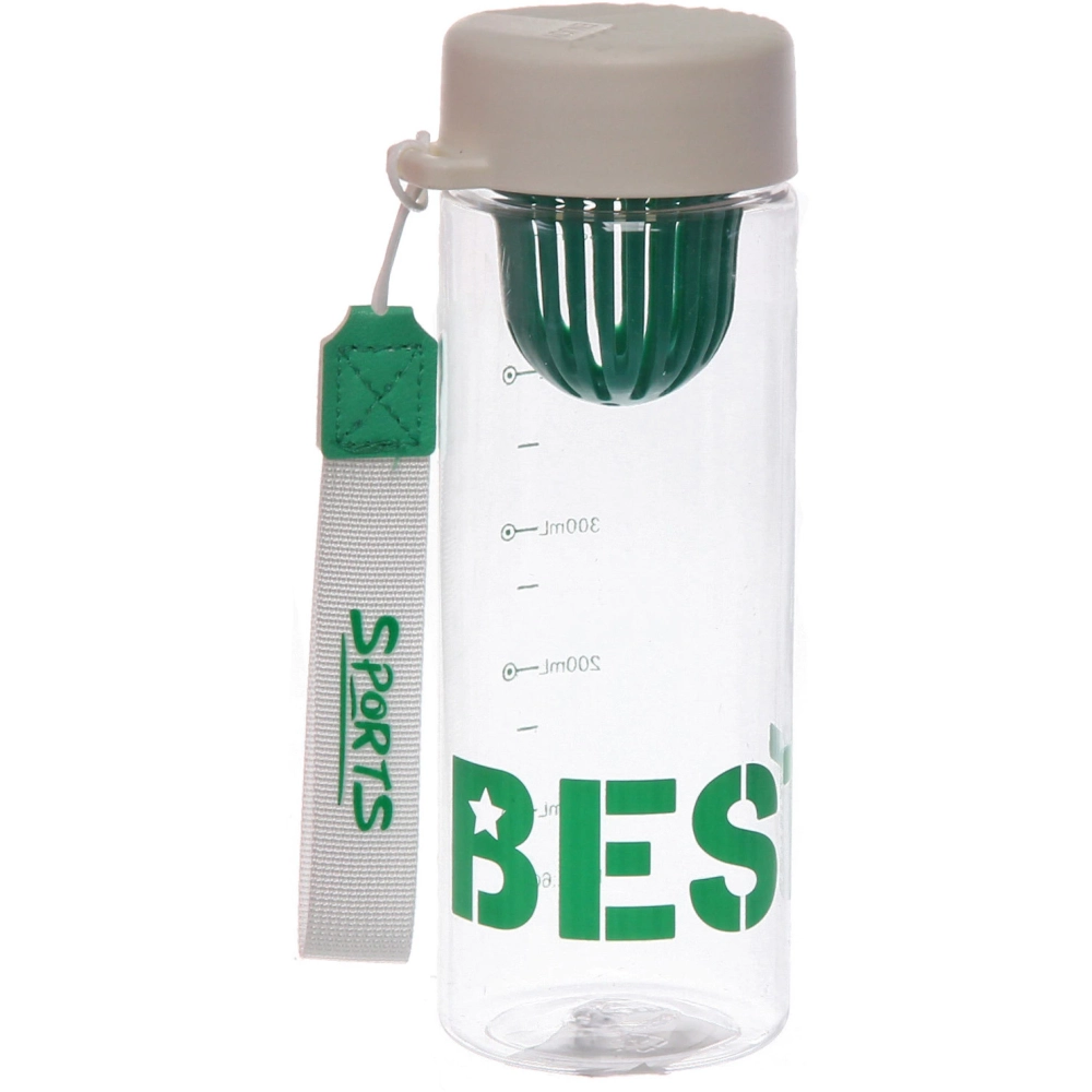 Бутылка питьевая пластиковая 600мл «BEST», микс цветов