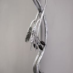 Настенное зеркало Oliva Branch (Олива Бранч) Айс Античное серебро