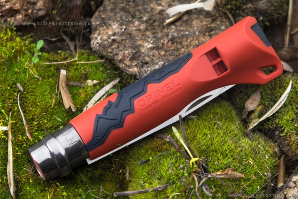 Нож Opinel №7 Outdoor Junior, нержавеющая сталь,  красный