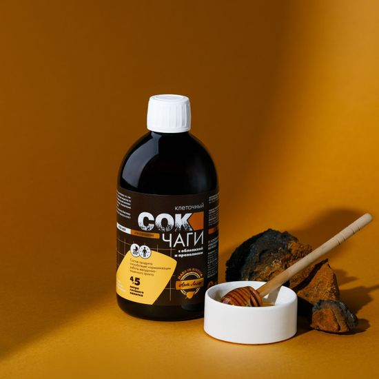 Сок Чаги клеточный с облепихой и прополисом